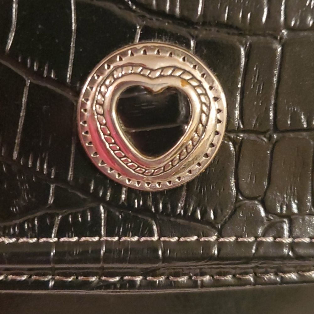 Marlo Woven Black, White & Tan Purse - Picture 4 of 8